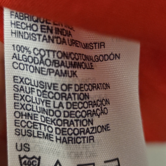 Tommy Hilfiger red Button Down dress shirt size Large - Picture 4 of 5